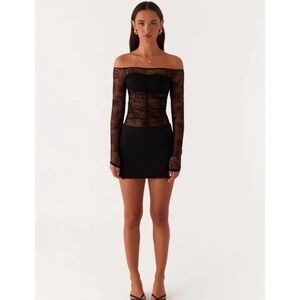 Peppermayo Dress Womens Collide Lace Mini Dress NWT